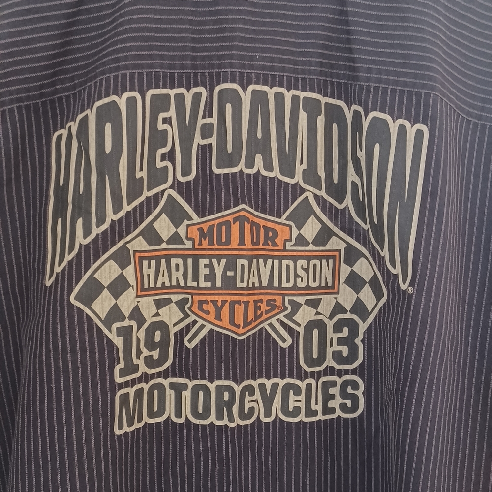 Harley-Davidson Button Down Short Sleeve Shirt Men Size 3XL